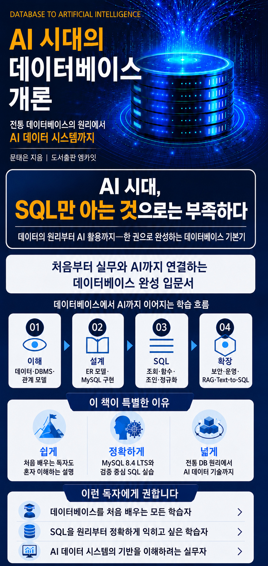 AI 시대의 데이터베이스 개론 홍보 이미지