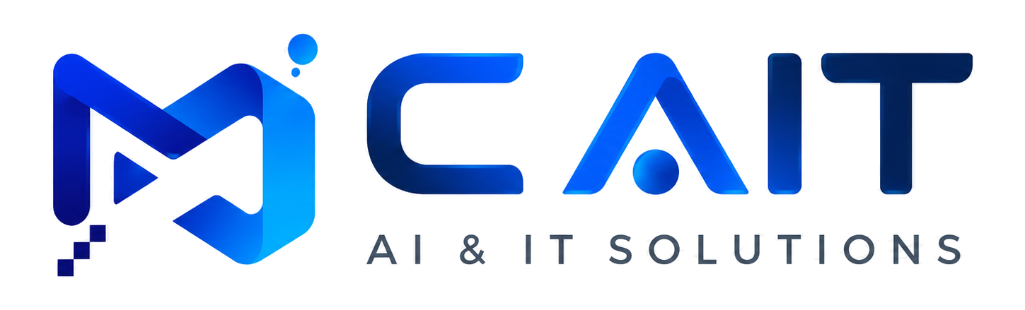 엠카잇 MCAIT AI & IT Solutions CI 로고